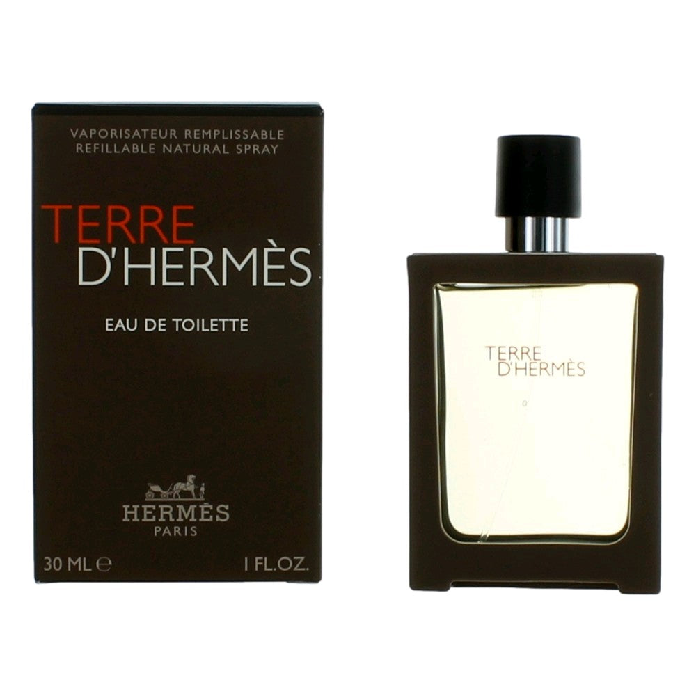 Photo of Terre D'Hermes by Hermes, 1 oz EDT Spray Refillable for Men